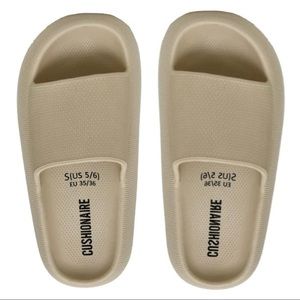 Women’s Cushionaire Tan Feather Recovery Cloud Slide Sandal